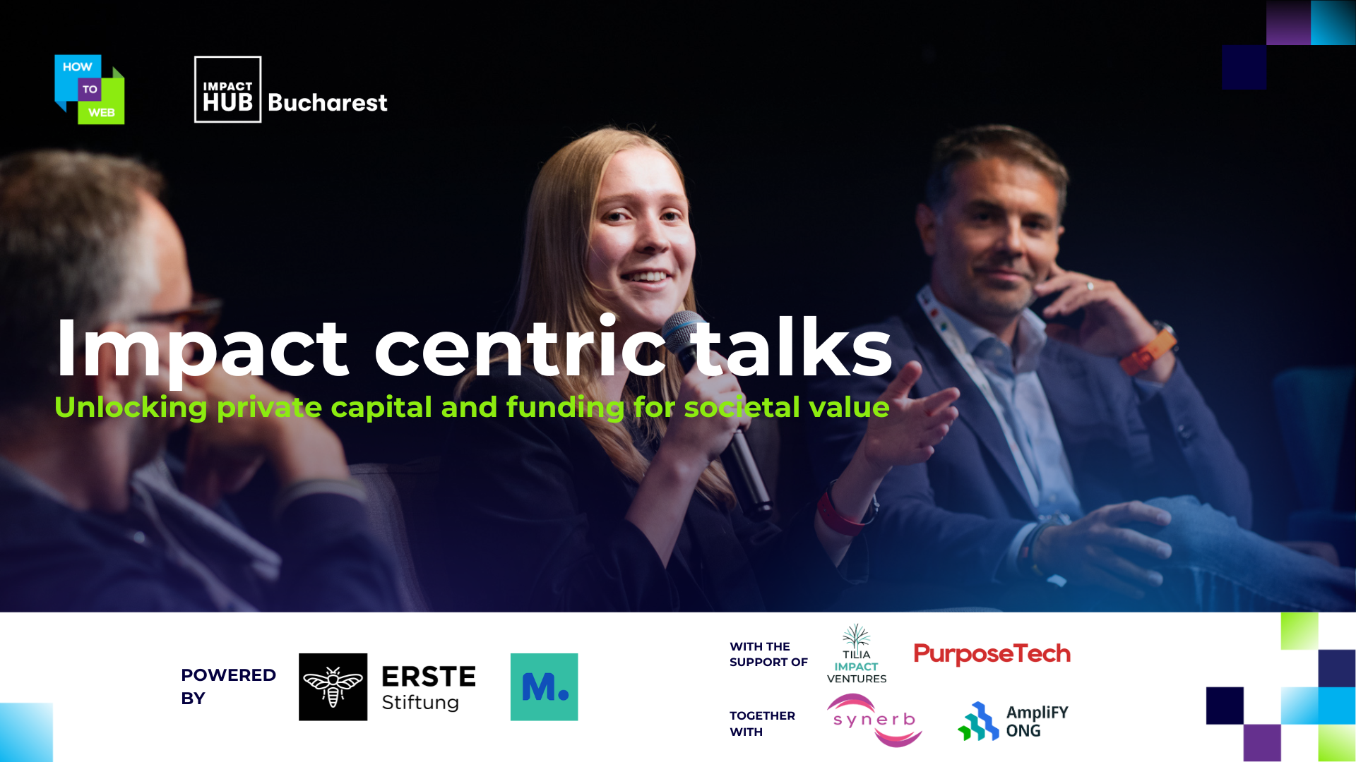 Impact Centric Talks – Investiții cu impact pentru viitor sustenabil Impact Centric Talks – Investiții cu impact pentru viitor sustenabil