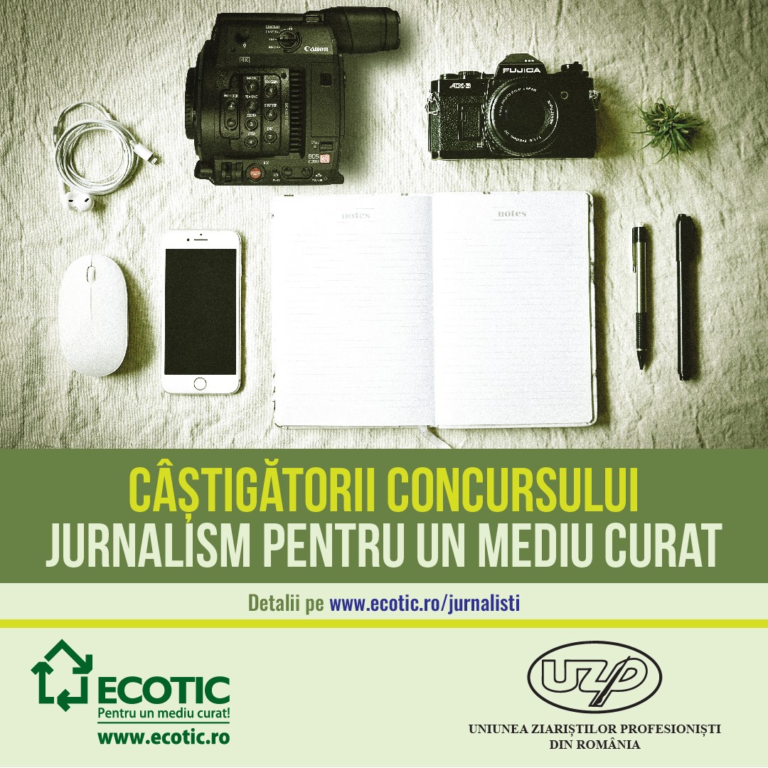 ECOTIC și UZPR anunță câștigătorii concursului JURNALISM PENTRU UN MEDIU CURAT ECOTIC și UZPR anunță câștigătorii concursului JURNALISM PENTRU UN MEDIU CURAT