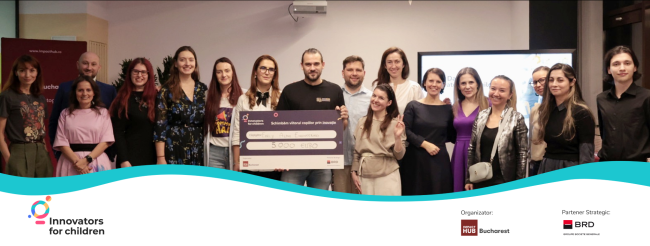 Startupul Early Alpha Engineering câștigă premiul de 5.000 de euro la acceleratorul Innovators for Children Startupul Early Alpha Engineering câștigă premiul de 5.000 de euro la acceleratorul Innovators for Children