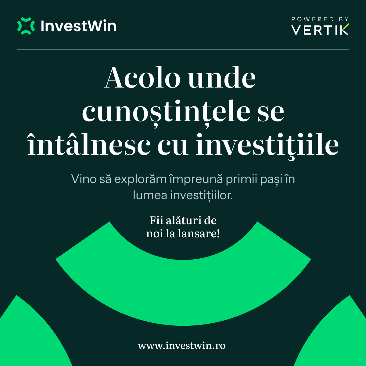 InvestWin.ro: Noua platformă despre investiții, lansată de VERTIK InvestWin.ro: Noua platformă despre investiții, lansată de VERTIK