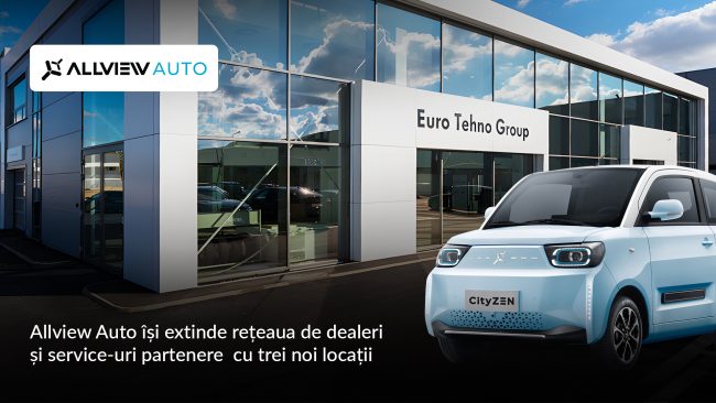 Allview Auto își extinde rețeaua de dealeri și service-uri partenere  cu trei noi locații