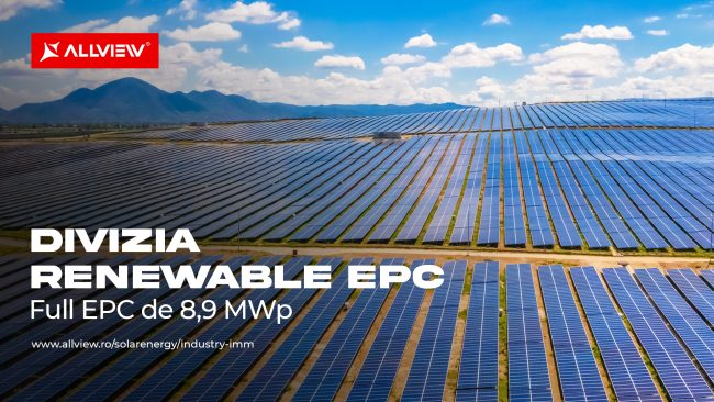 Divizia Renewable EPC by Allview a semnat un contract important pentru dezvoltarea unui parc fotovoltaic în Municipiul Reșița, cu o putere de aproximativ 8,9 MWp