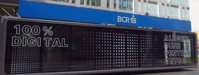 BCR lansează prima bancă mobilă 100% electrică din România