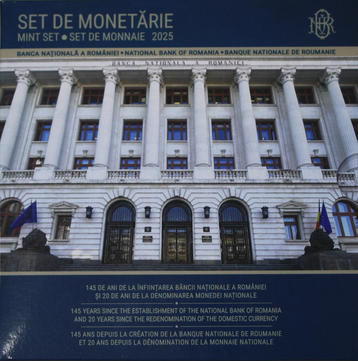 Lansarea în circuitul numismatic a unui set de monetărie cu tema 145 de ani de la înființarea Băncii Naționale a României și 20 de ani de la denominarea monedei naționale