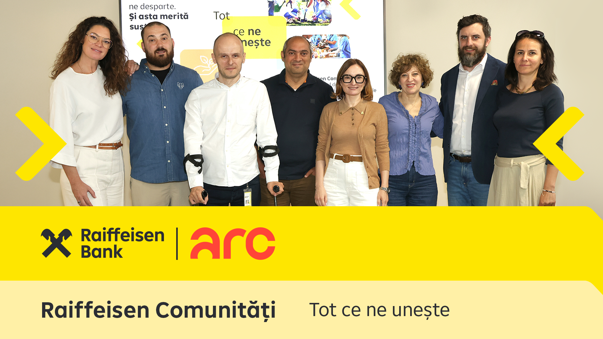 Raiffeisen Comunități continuă să susțină TOT CE NE UNEȘTE cu granturi în valoare totală de 1 milion de euro Raiffeisen Comunități continuă să susțină TOT CE NE UNEȘTE cu granturi în valoare totală de 1 milion de euro