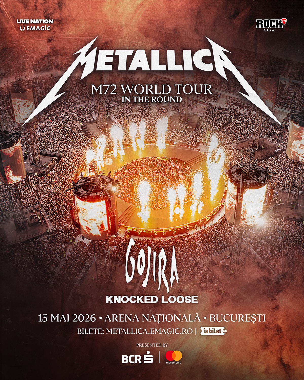 BCR și Mastercard aduc Metallica mai aproape de fani, prin acces exclusiv la presale în George BCR și Mastercard aduc Metallica mai aproape de fani, prin acces exclusiv la presale în George