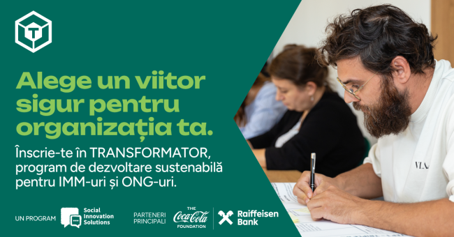 TRANSFORMATOR – program de sprijin pentru afaceri și ONG