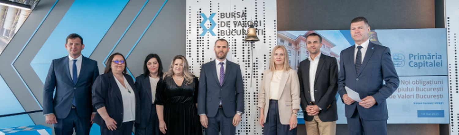 O nouă emisiune de obligațiuni a Primăriei Municipiului București intră la tranzacționare la Bursa de Valori București O nouă emisiune de obligațiuni a Primăriei Municipiului București intră la tranzacționare la Bursa de Valori București
