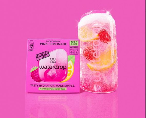 Waterdrop lansează în România ediția limitată Pink Lemonade