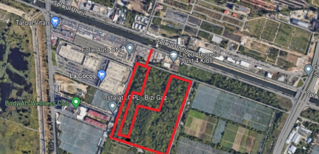 azitis.com listează spre vânzare un teren de 10 hectare la 10 minute de centrul Capitalei. Licitația pornește de la 4 milioane euro