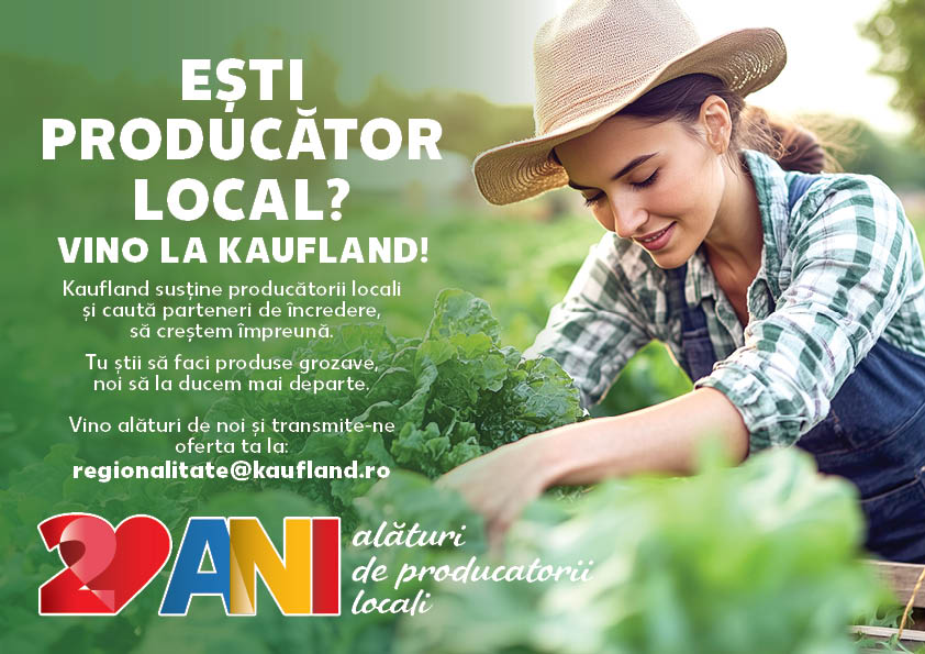 Kaufland România anunță simplificarea procesului de achiziții pentru listarea producătorilor locali