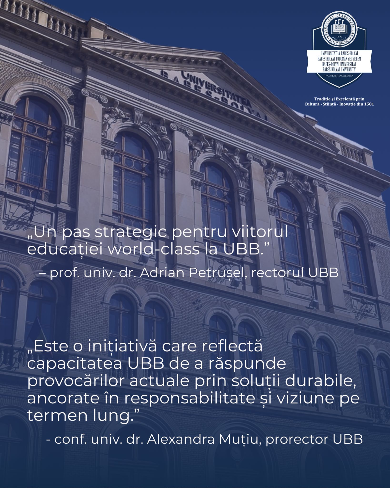 UBB lansează primul fond de tip endowment din mediul universitar românesc