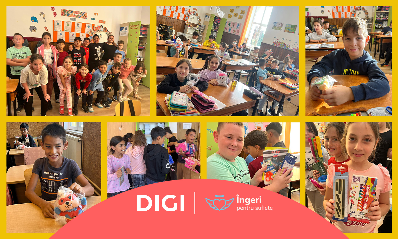 Grupul DIGI și Asociația Îngeri Pentru Suflete aduc, pentru al patrulea an la rând, “Dulăpiorul Fermecat” în trei școli din mediul rural