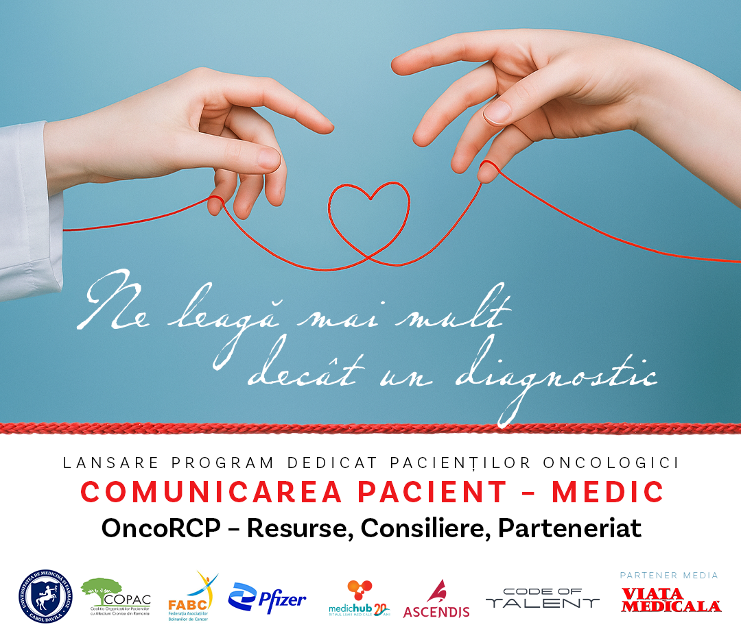 Se lansează OncoRCP – prima platformă din România care ajută pacienții oncologici și medicii să comunice mai bine Se lansează OncoRCP – prima platformă din România care ajută pacienții oncologici și medicii să comunice mai bine