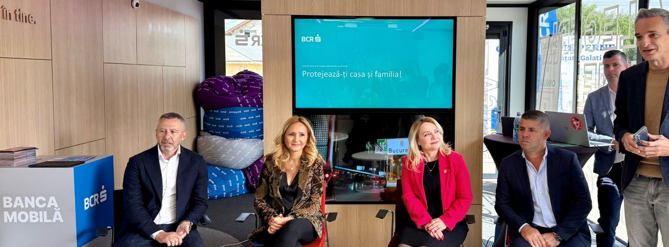 La un an de la inundațiile din Galați: BCR și OMNIASIG Vienna Insurance Group oferă 400 de polițe PAD gratuite locuitorilor din Pechea și educație financiară dedicată asigurărilor