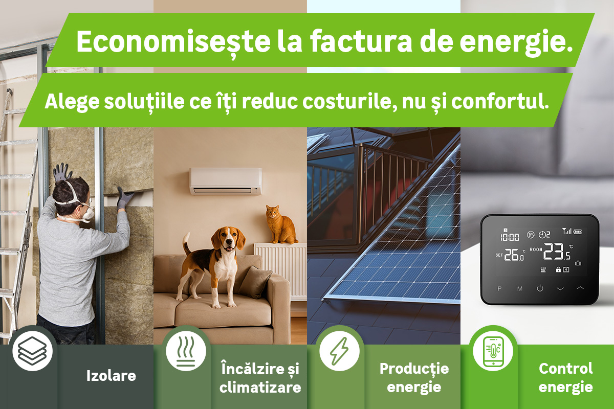 Studiu Leroy Merlin: 7 din 10 români caută soluții pentru reducerea facturilor la energie