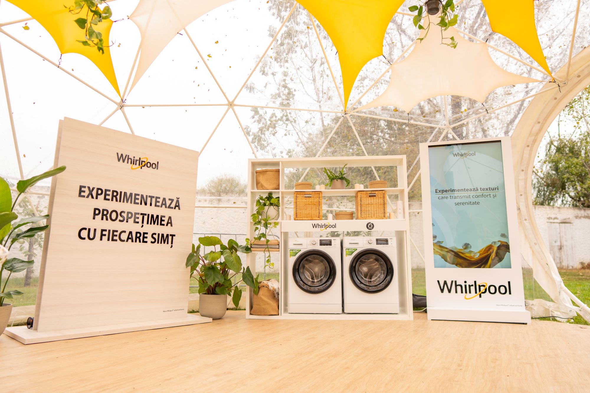 Whirlpool a creat o oază de echilibru și armonie la Wanderlust 108, invitând la o călătorie multisenzorială inspirată de tehnologia al 6-lea simț