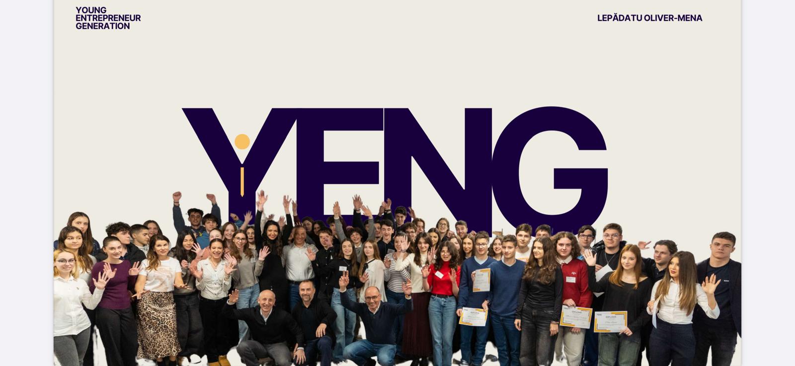Young Entrepreneur Generation (YEnG), programul care îi învață pe tineri cum să devină antreprenori, deschide înscrierile pentru anul școlar 2025-2026