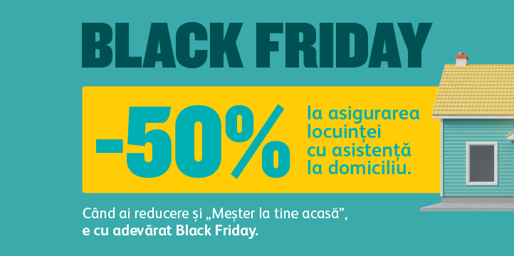 Asirom lansează cea mai mare reducere a anului la asigurarea locuinței