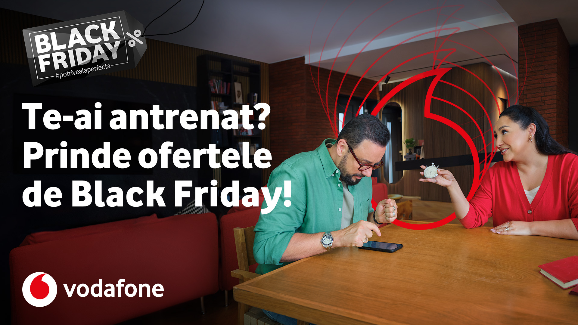Black Friday de la Vodafone aduce potriveala perfectă cu reduceri de până la 70%