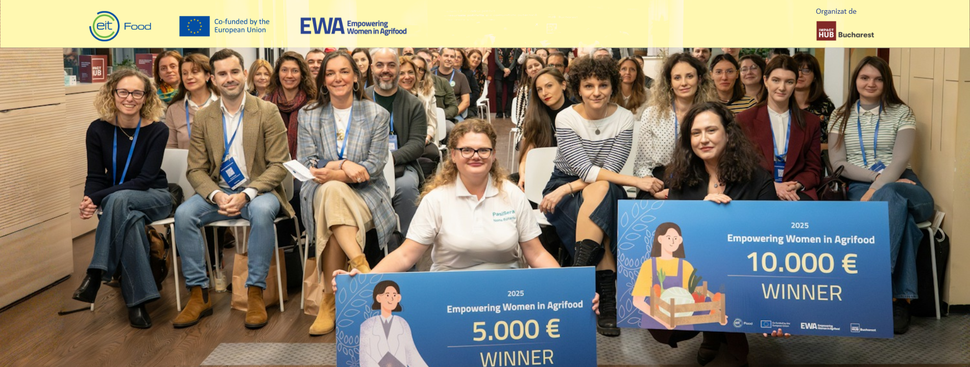 Au fost acordate granturile EWA de 15.000 de euro în cadrul AgriFood Innovation Summit