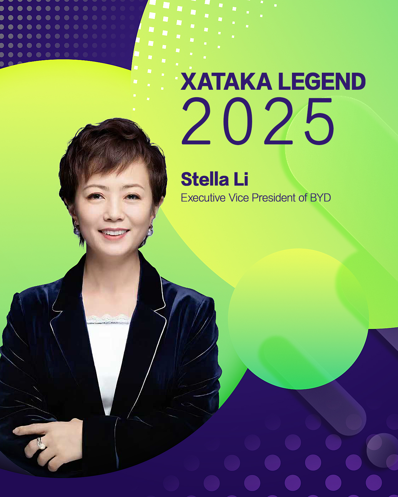 Stella Li, distinsă cu Premiul Xataka Legend 2025 pentru leadership în mobilitatea sustenabilă globală