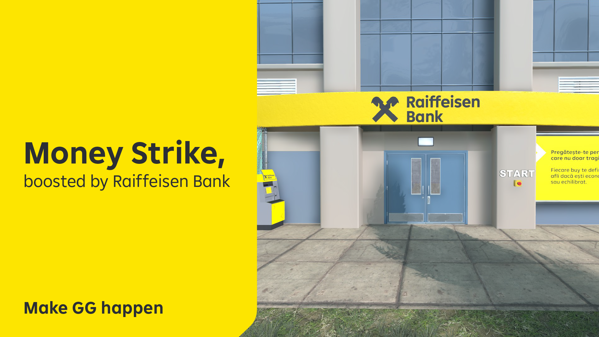 Raiffeisen Bank a lansat Money Strike – prima hartă de tactical FPS din România dedicată educației financiare pentru tineri