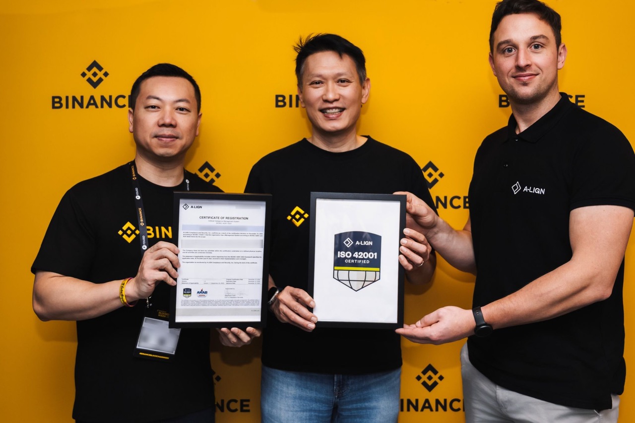Binance obține certificarea ISO/IEC 42001 pentru guvernanța responsabilă a inteligenței artificiale