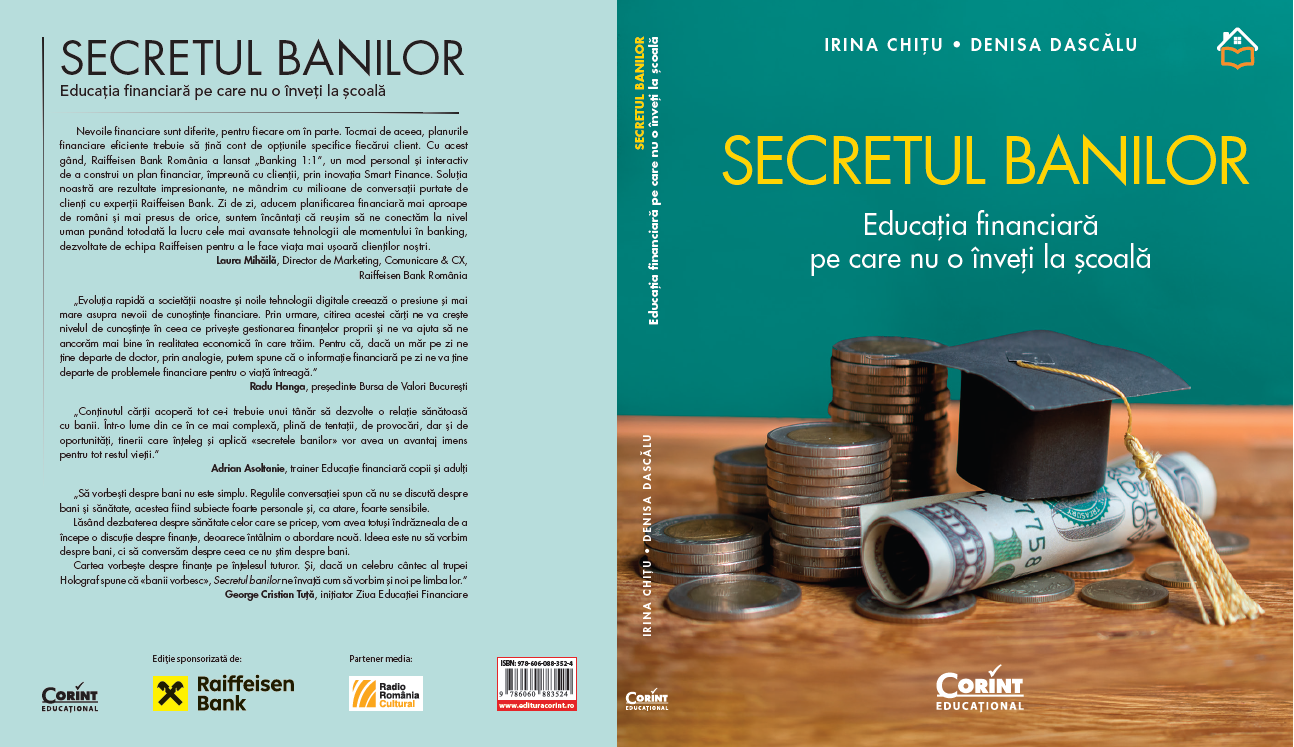 680 de biblioteci școlare dotate gratuit cu 1.360 de exemplare din ghidul de educație financiară „Secretul Banilor” 680 de biblioteci școlare dotate gratuit cu 1.360 de exemplare din ghidul de educație financiară „Secretul Banilor”