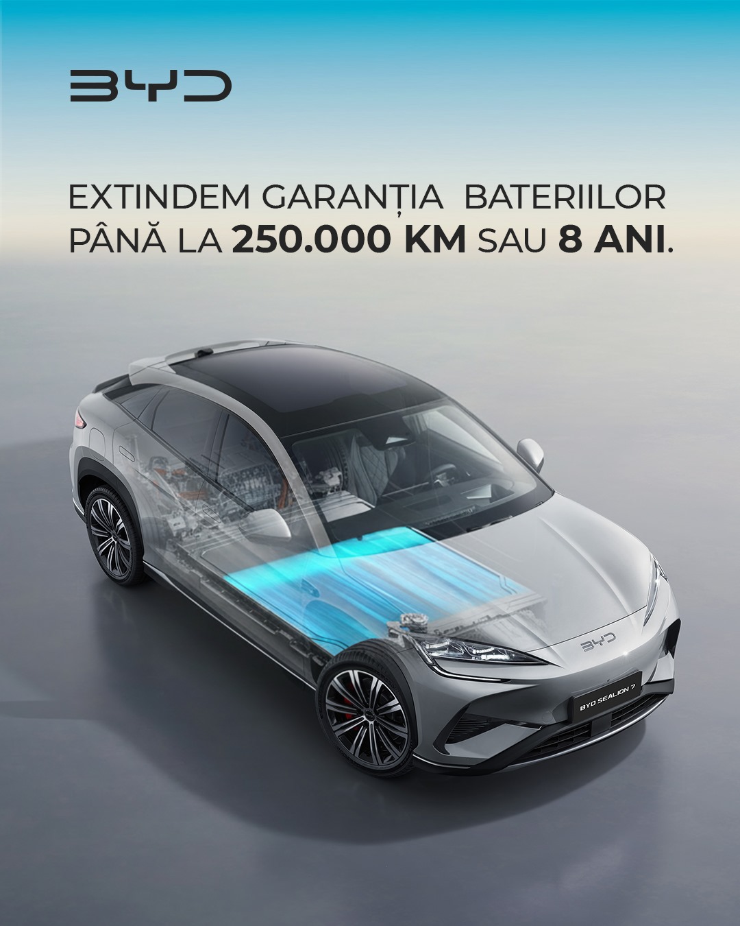 BYD extinde garanția bateriei Blade la opt ani sau 250.000 km
