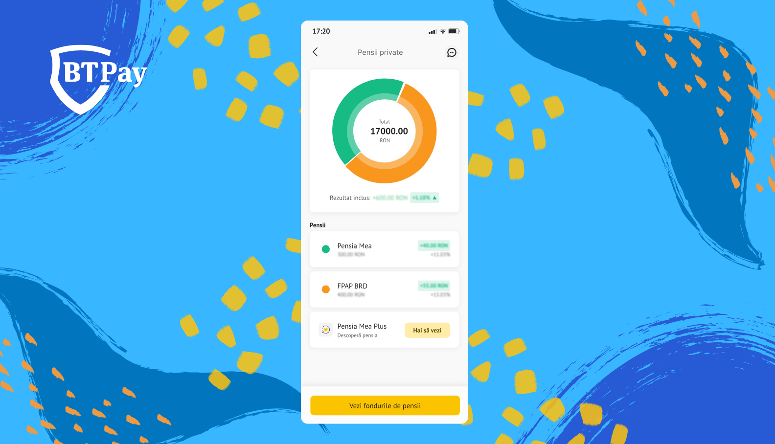 BT: Clienții BRD Pensii pot accesa în BT Pay informații despre economiile din Pilonul 2
