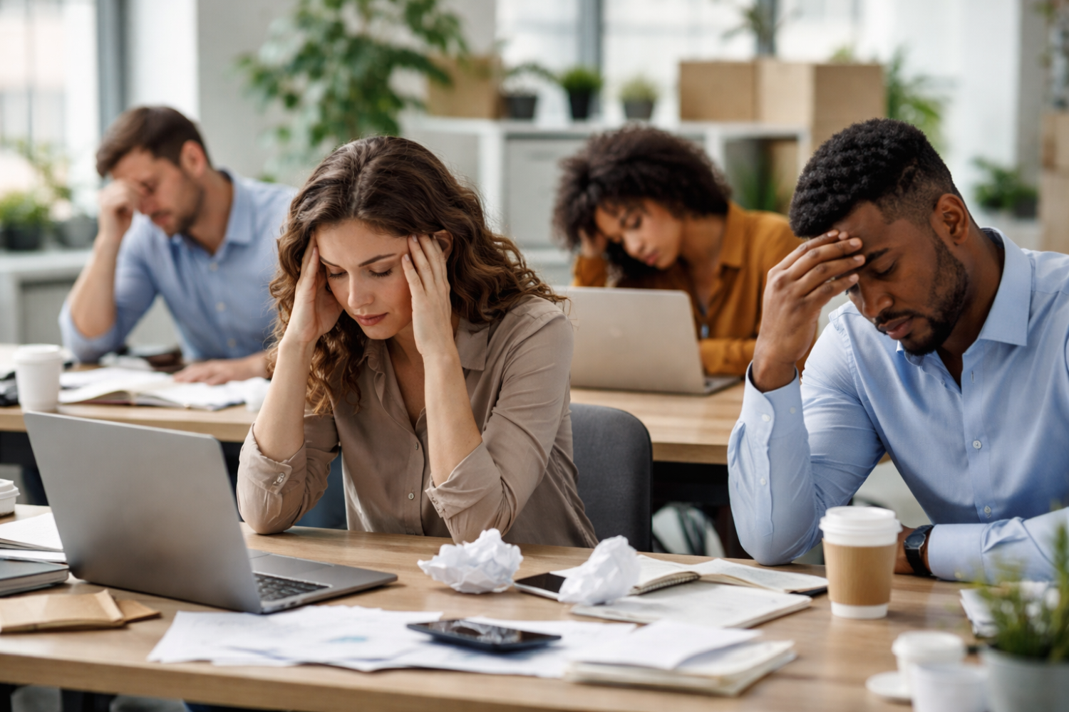 1 din 4 angajați români au fost la limita burnout-ului în 2025