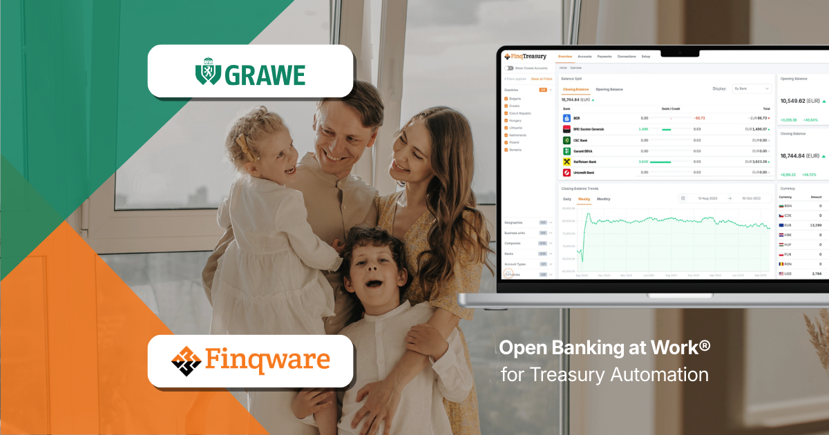 GRAWE România alege FinqTreasury pentru automatizarea proceselor financiare