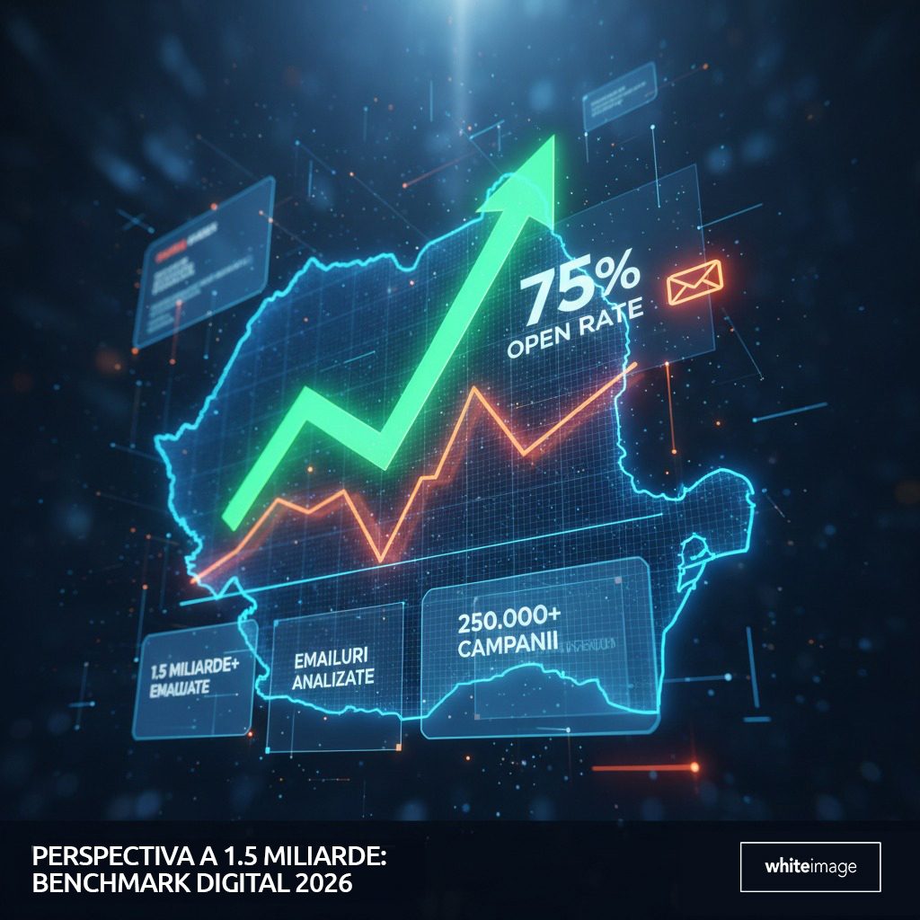 Studiu White Image pe 1,5 miliarde de emailuri: Mesajele personalizate ating rate de deschidere de peste 75% și foarte puține reclamații de spam