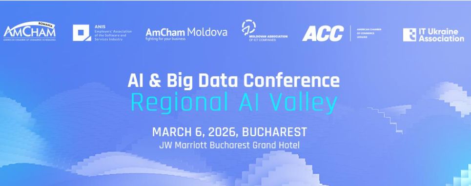 Șase comunități de business din 3 țări – România, Republica Moldova și Ucraina, accelerează cooperarea regională prin AI și Big Data