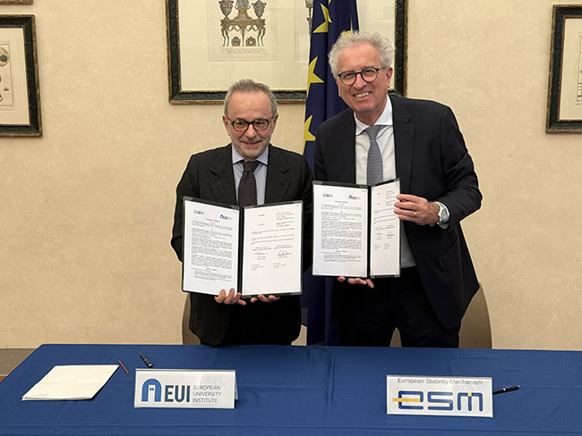 ENGLISH SECTION: ESM and EUI strengthen cooperation through new Partnership Agreement