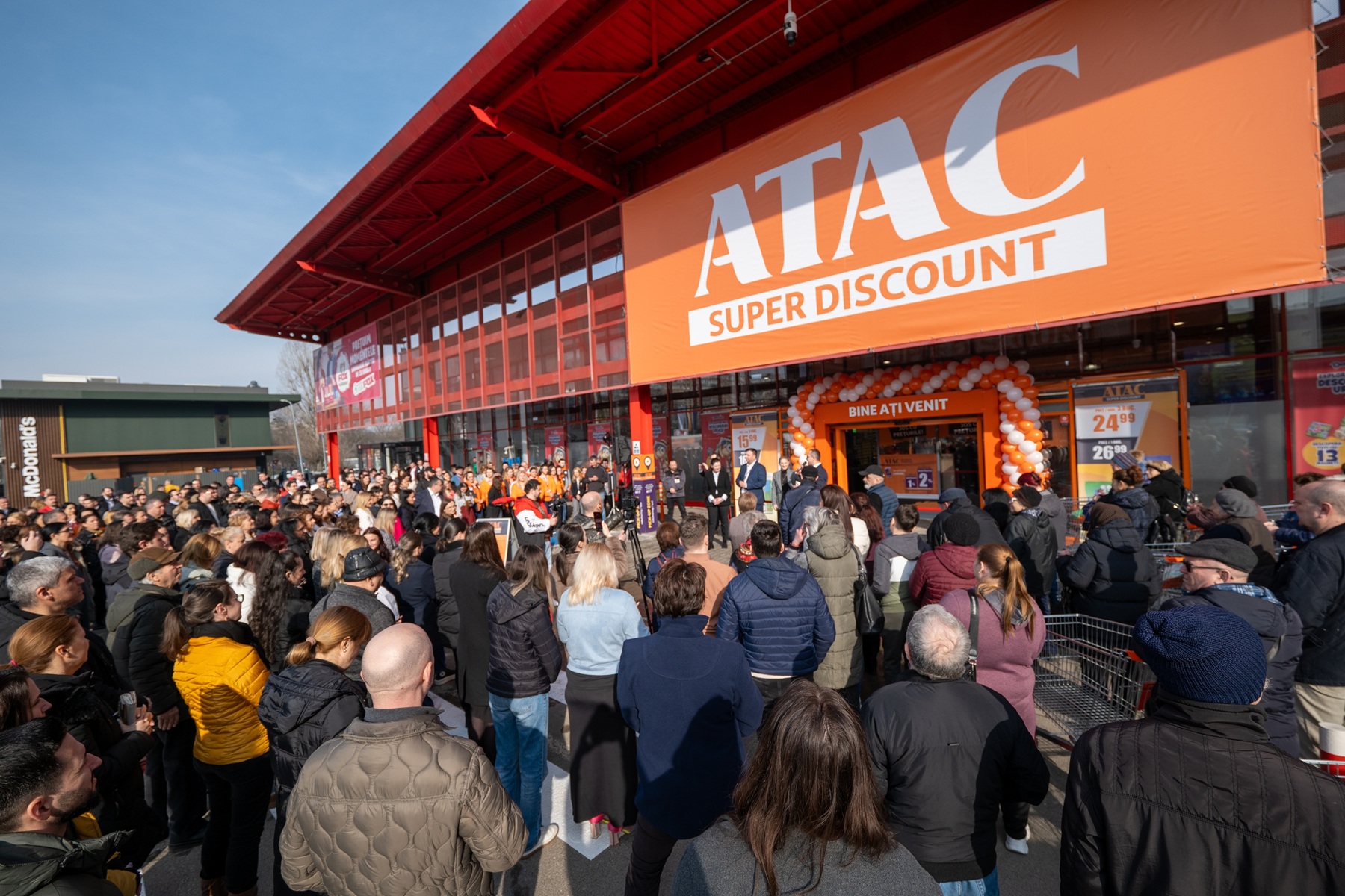 S-a deschis ATAC Super Discount Drumul Taberei, primul supermarket din  rețea, al zecelea magazin discount la nivel național