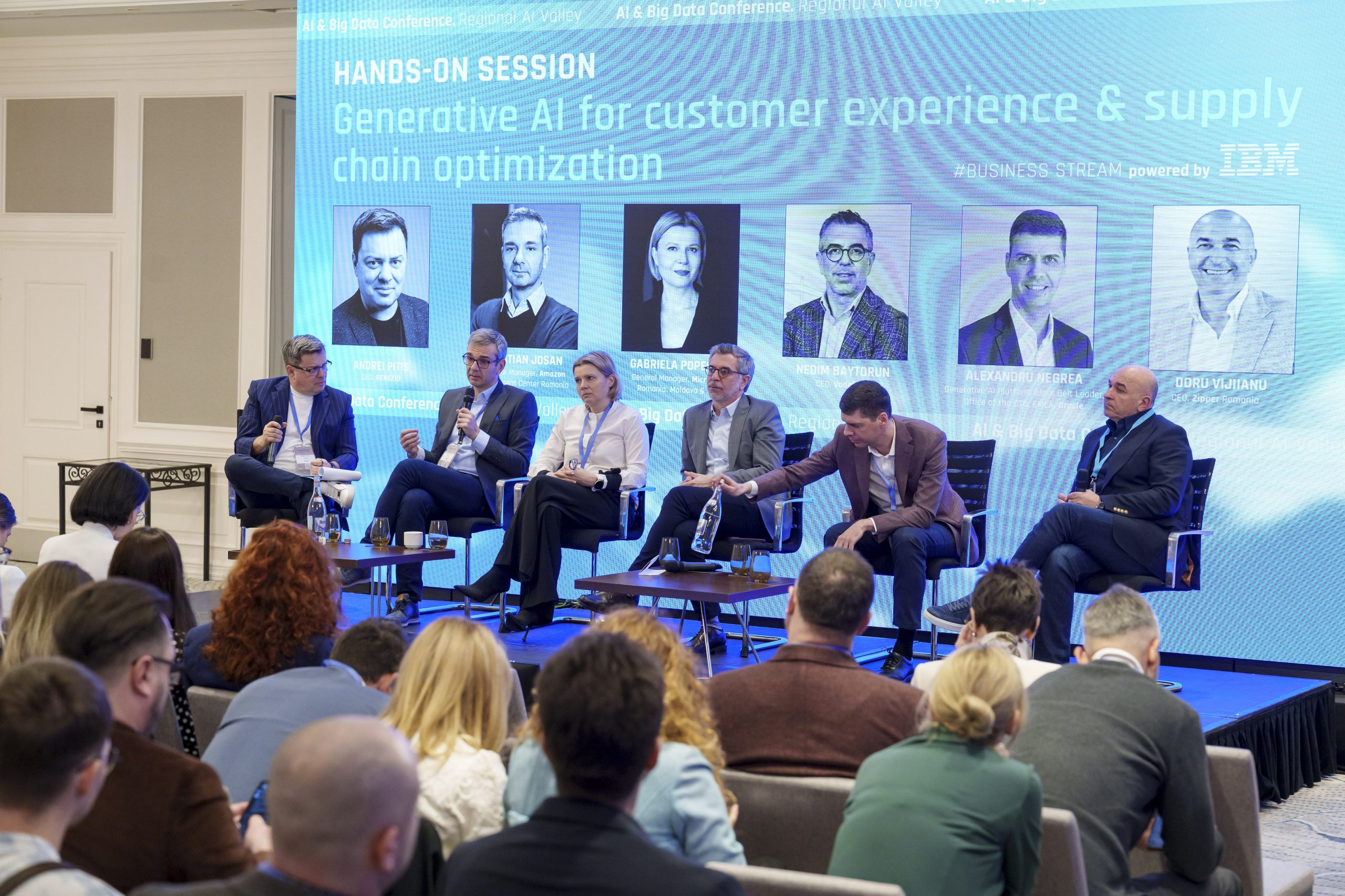 800 de participanți și 70 de vorbitori pe scena AI & Big Data Conference – Regional AI Valley la București, un moment de referință pentru cooperarea tech în regiune