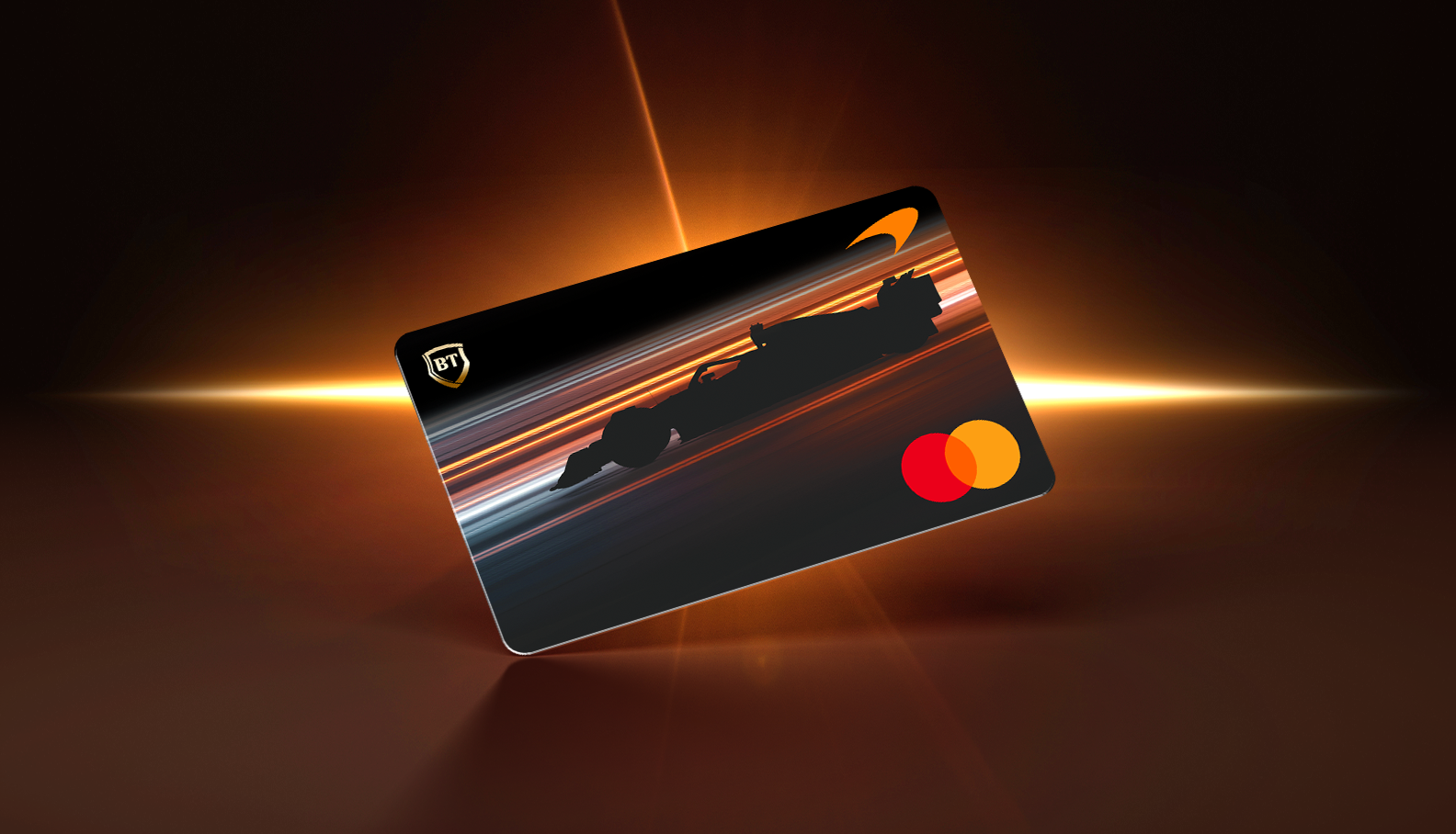 Lansare card fizic, în euro, McLaren F1 Team Mastercard Debit Gold, emis de BT Lansare card fizic, în euro, McLaren F1 Team Mastercard Debit Gold, emis de BT