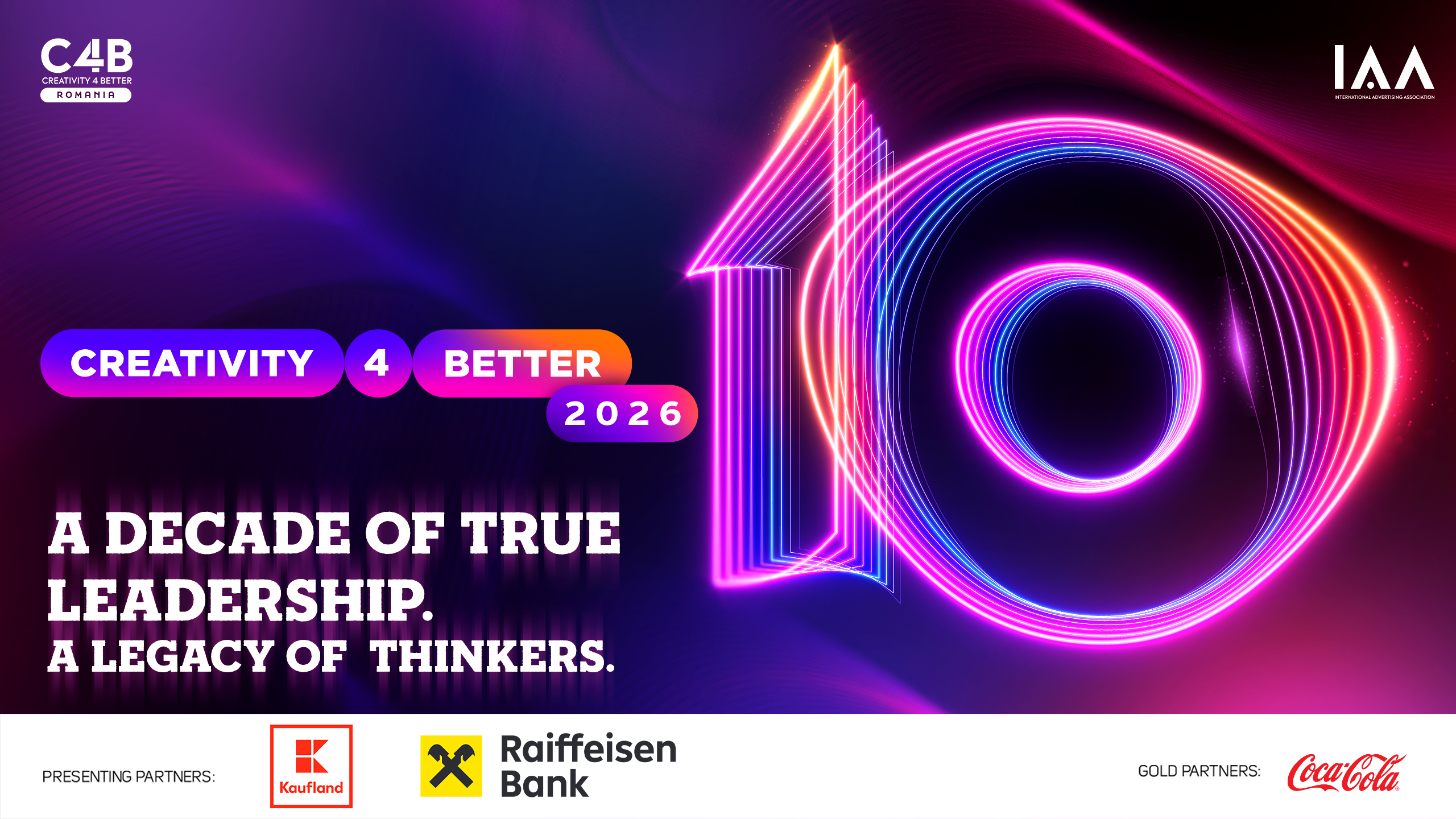 Creativity4Better sărbătorește 10 ani de inspirație creativă Creativity4Better sărbătorește 10 ani de inspirație creativă