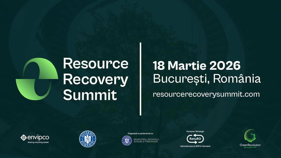 Peste 20 de lideri europeni ai economiei circulare vin pe 18 martie la București pentru Resource Recovery Summit 2026