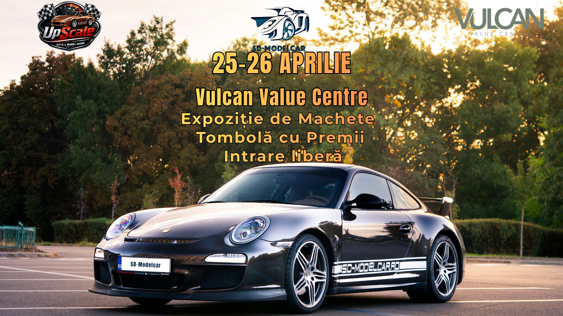 V1: Porsche 911, Mustang și American Muscle Cars, weekendul acesta, la Vulcan Value Centre