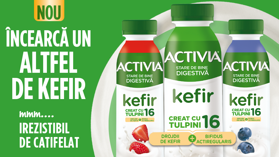 Danone aduce Activia Kefir pe piața din România