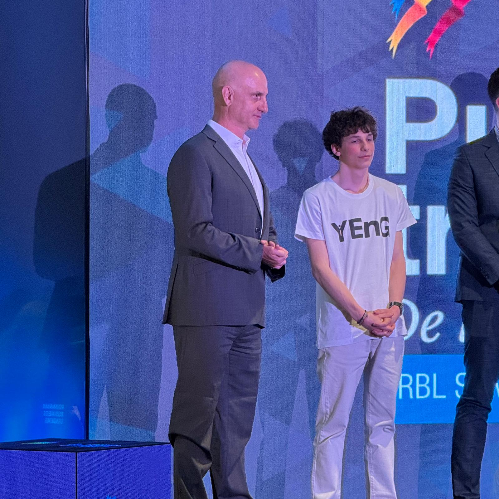 Programul de educație antreprenorială Young Entrepreneur Generation (YEnG), fondat de un licean, devine proiect promovat de Romanian Business Leaders