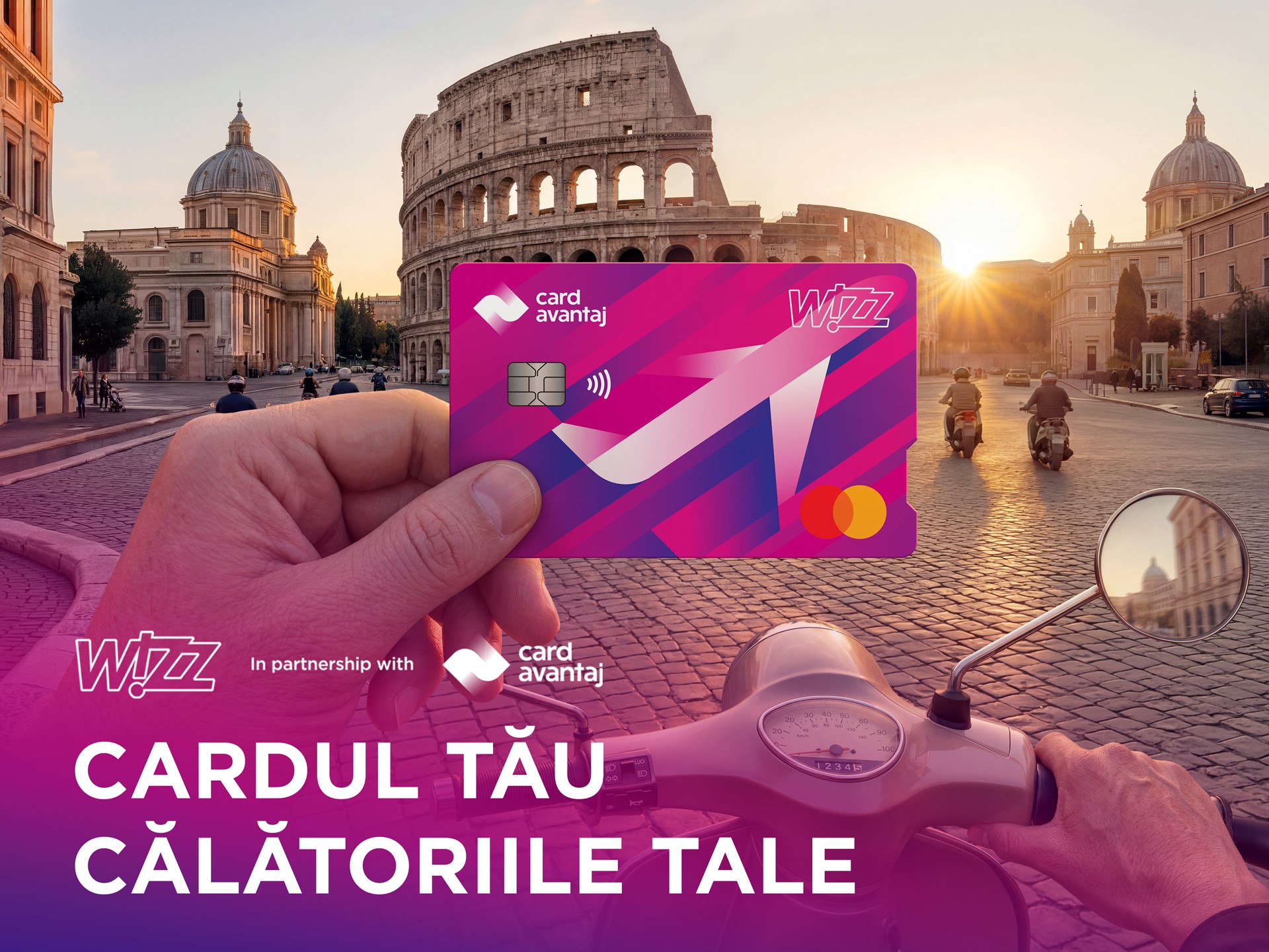 Nexent Bank lansează WIZZ Card Avantaj, un nou card de credit conceput pentru călătorii și cheltuielile zilnice, în parteneriat cu Wizz Air și Mastercard