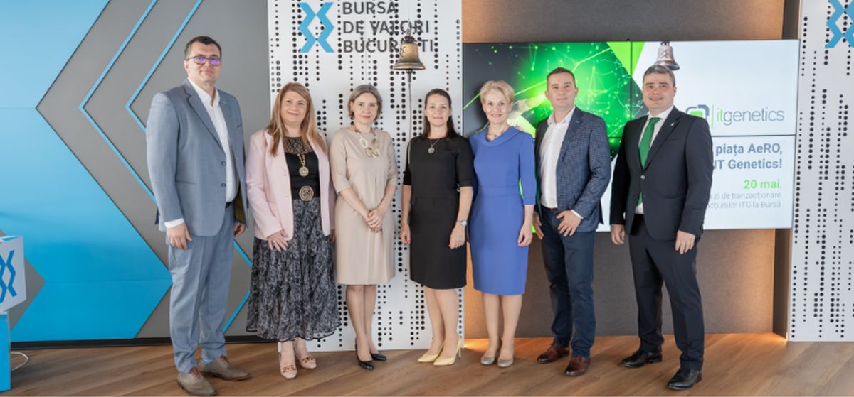 Acțiunile IT Genetics intră la tranzacționare pe piața AeRO a Bursei de Valori București Acțiunile IT Genetics intră la tranzacționare pe piața AeRO a Bursei de Valori București