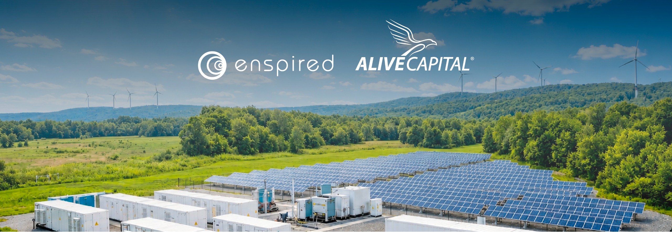 Alive Capital și enspired formează un parteneriat strategic pentru deblocarea pieței de stocare a energiei electrice din România