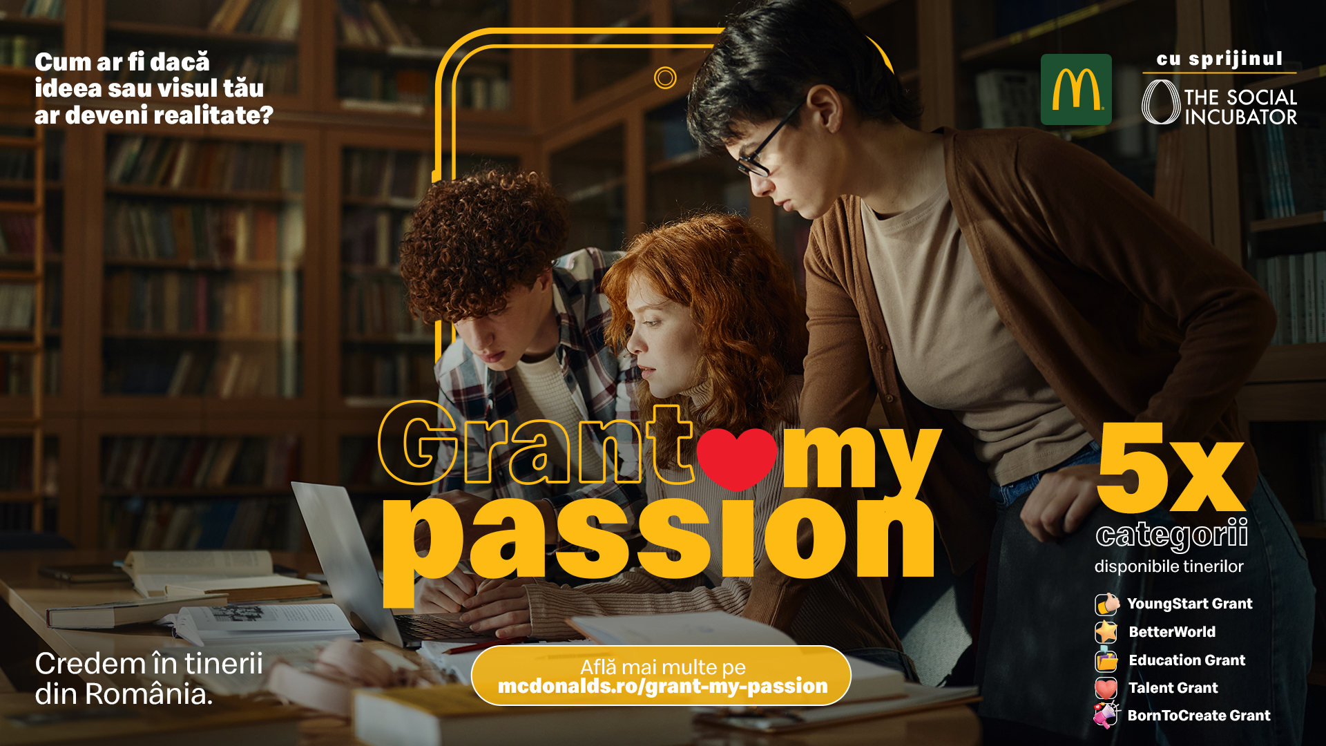 McDonald’s a dat startul celei de-a doua ediții Grant My Passion McDonald’s a dat startul celei de-a doua ediții Grant My Passion