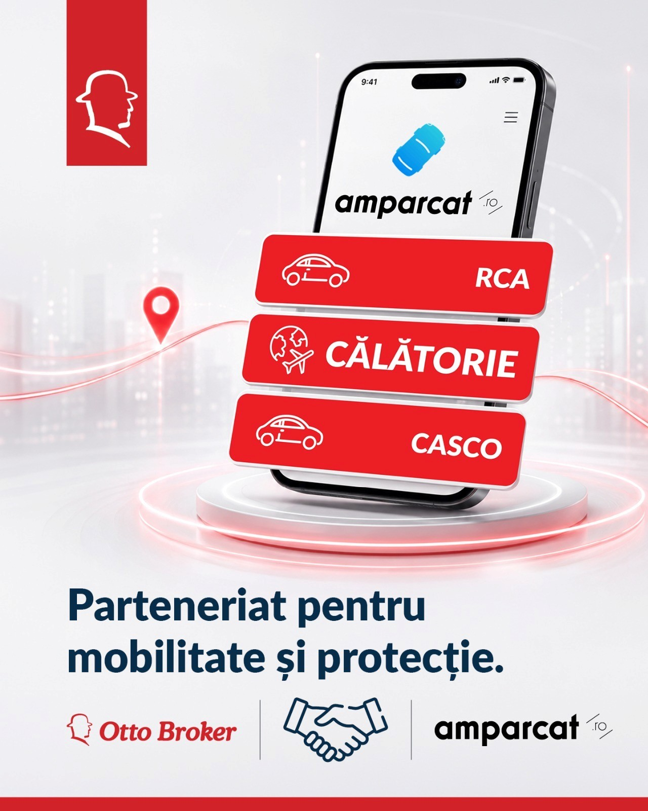 Otto Broker aduce asigurările mai aproape de șoferi printr-un parteneriat cu AmParcat Otto Broker aduce asigurările mai aproape de șoferi printr-un parteneriat cu AmParcat