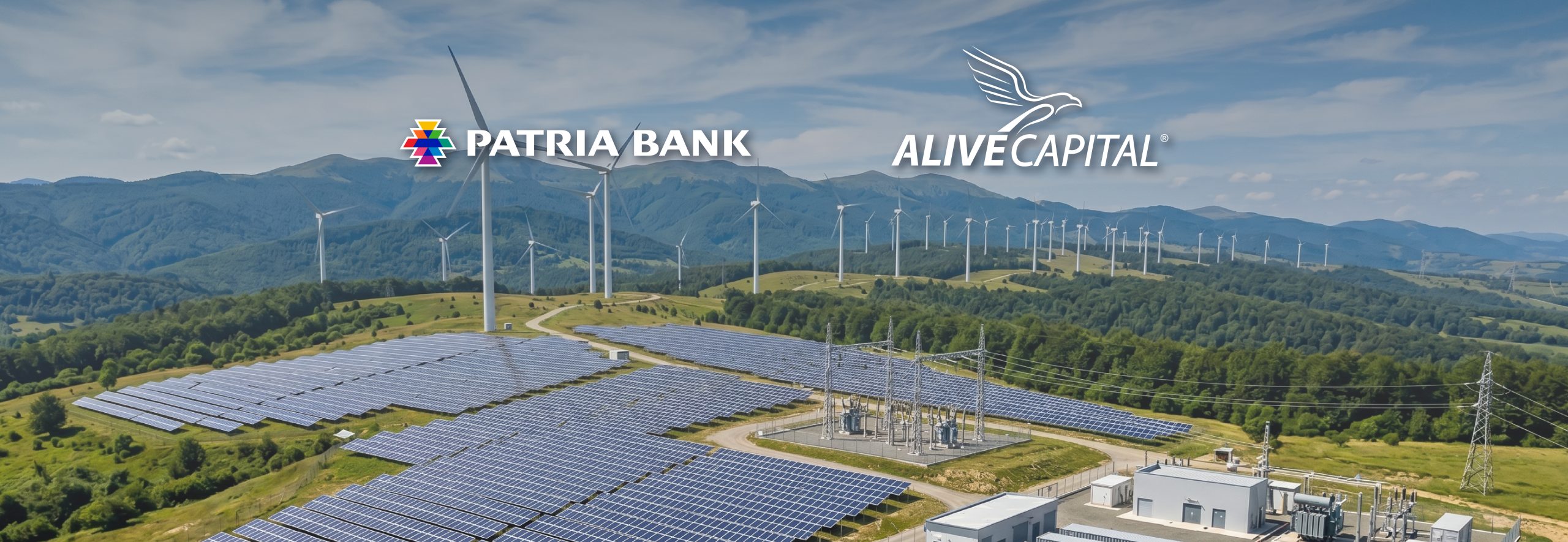 Patria Bank consolidează parteneriatul strategic cu Alive Capital prin finanțarea infrastructurii regenerabile și trece la consum de energie 100% verde furnizată de aceasta Patria Bank consolidează parteneriatul strategic cu Alive Capital prin finanțarea infrastructurii regenerabile și trece la consum de energie 100% verde furnizată de aceasta